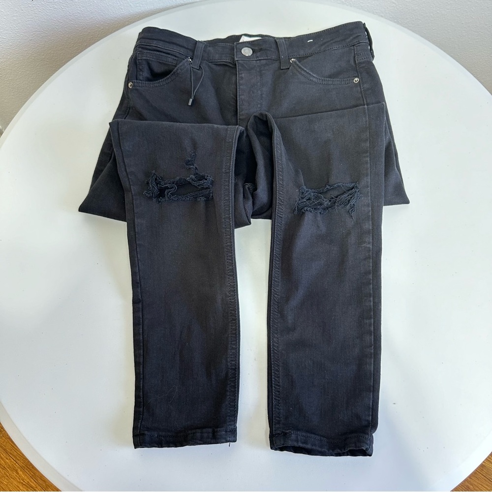 Topshop Jamie Black Skinny Jeans